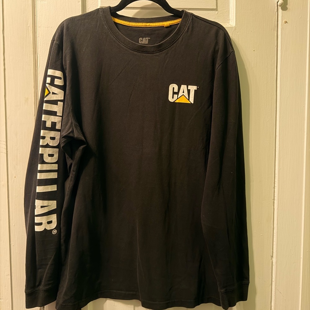 Caterpillar Black Long Sleeve Tee